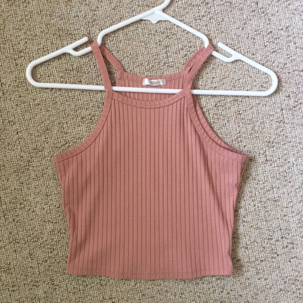 Light pink crop top